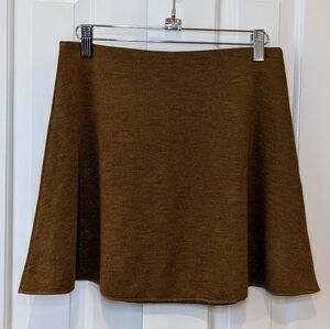 Zara women's skirt Trafaluc Circle Skirt tan brown Size Medium